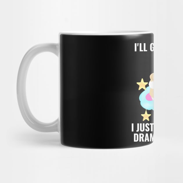 I just need to be dramatic first unicorn sleeping cute by Saishaadesigns